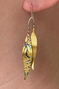Double Willow Leaf Earrings