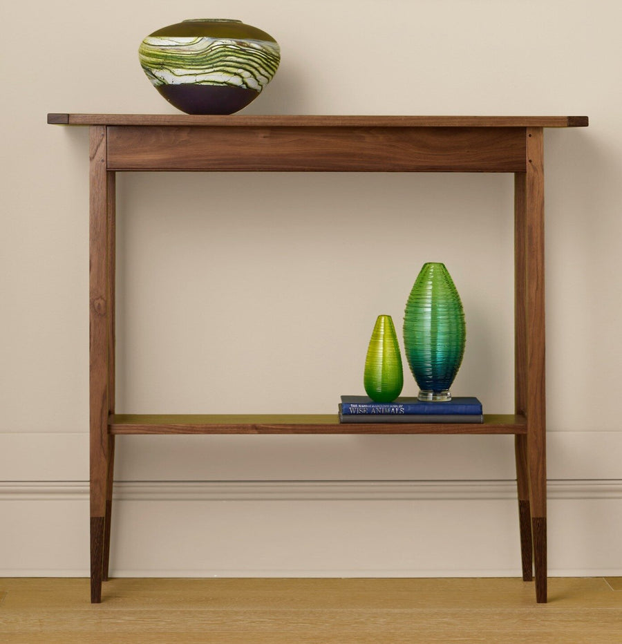 Wenge and Walnut Console Table