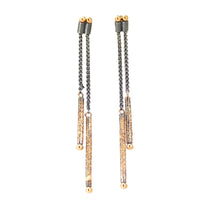 Gold Dust Chain Earrings
