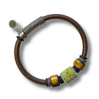 Chartreuse, Brown Leather