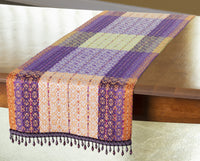 Handwoven reversible table runner