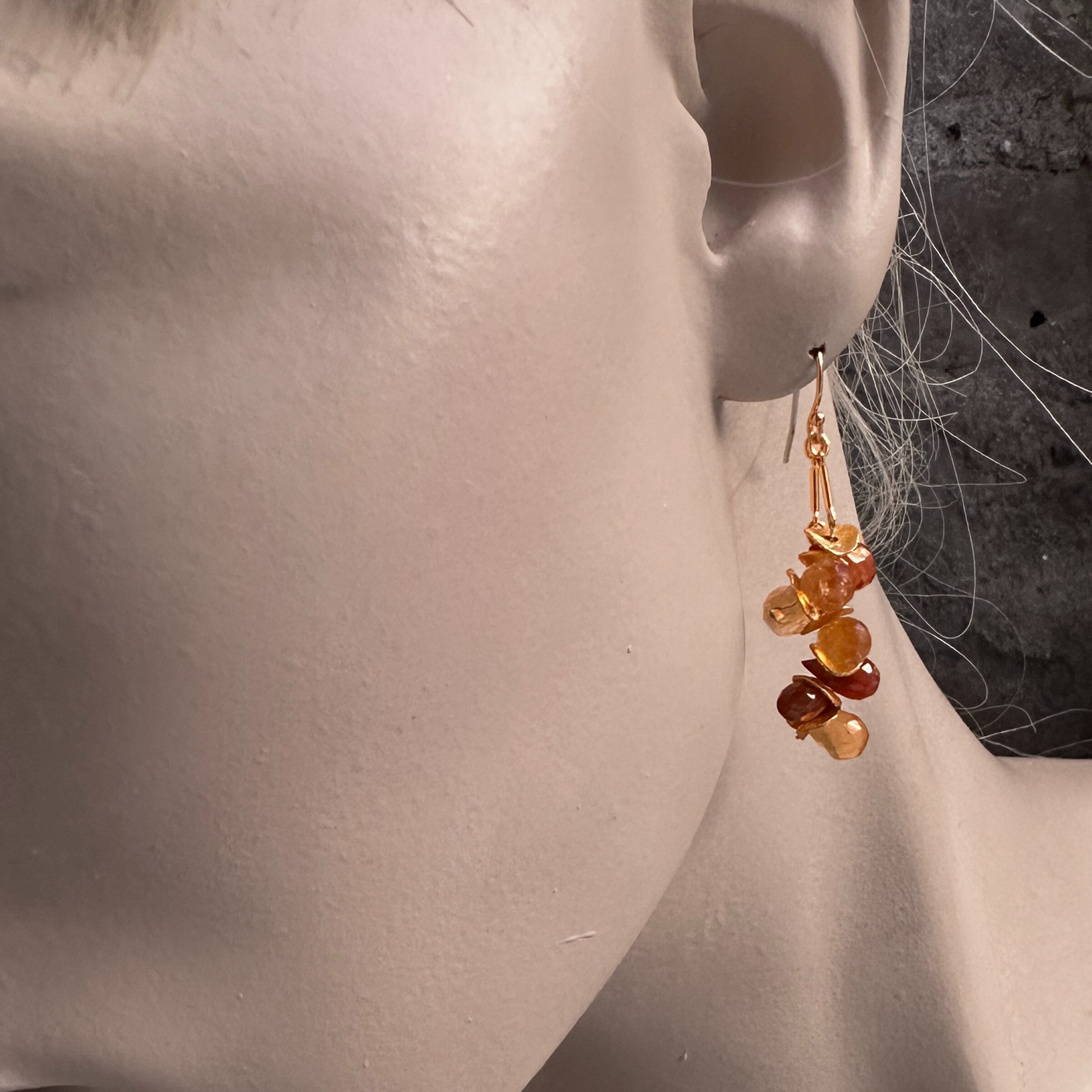Hessonite Garnet Signature Earrings