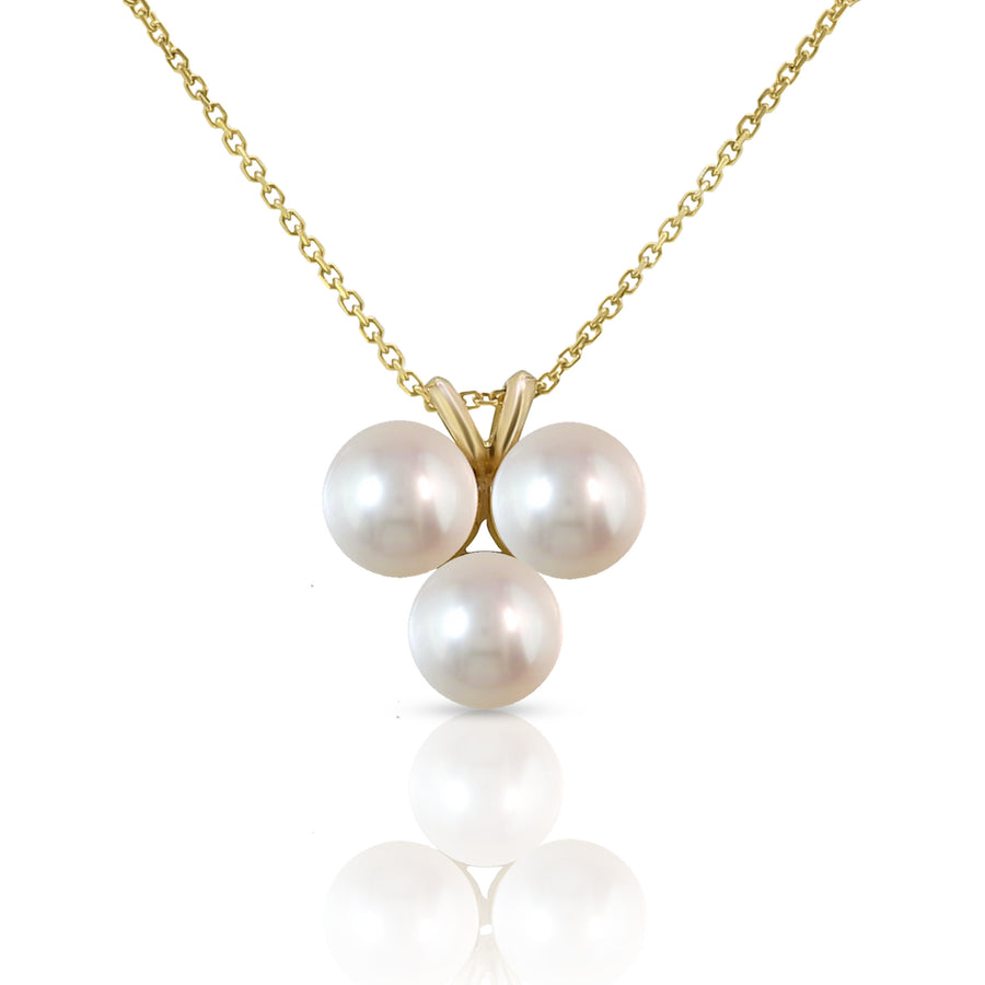 Three Pearl Necklace
