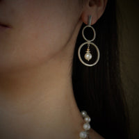 Drop Pearl Earrings