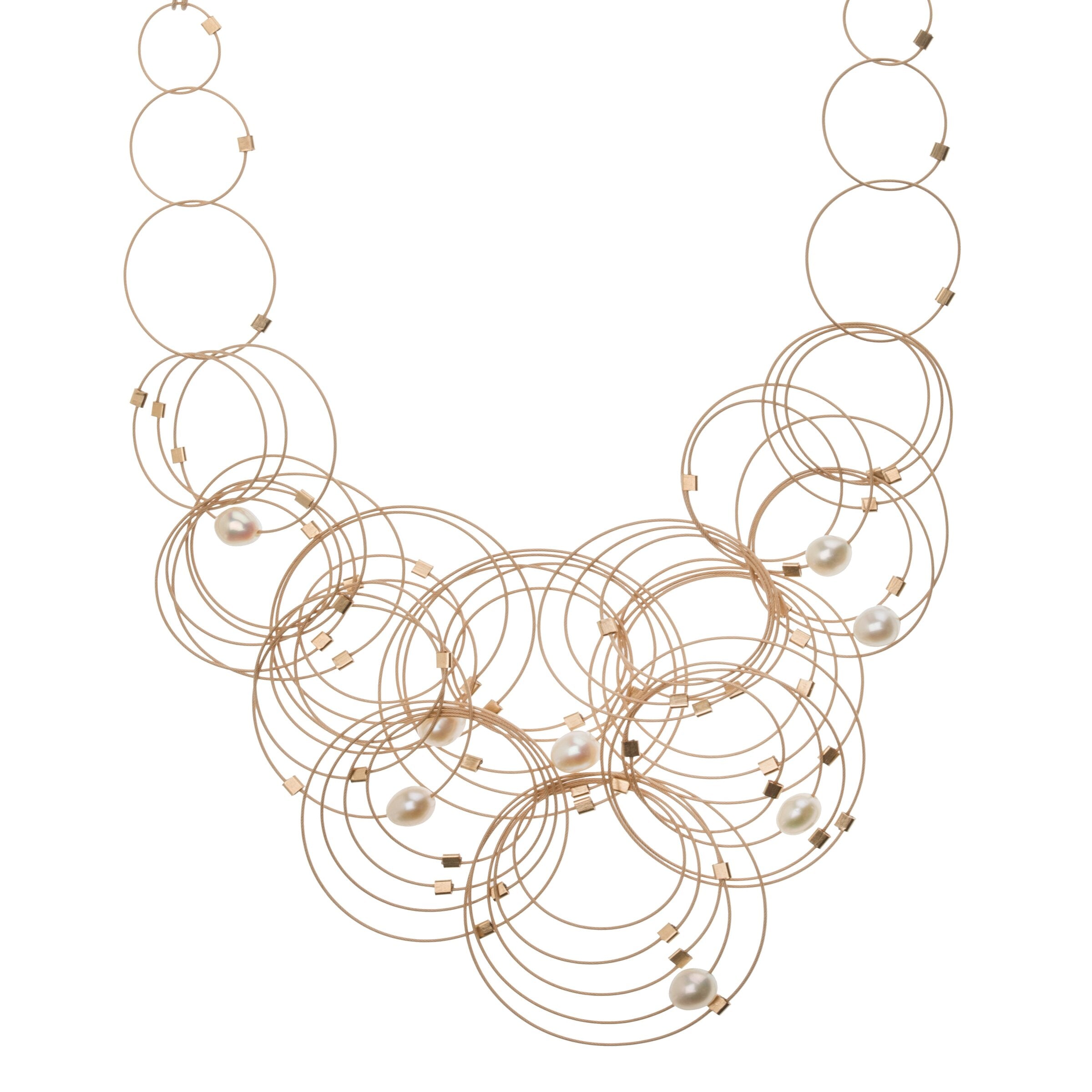 White Pearl, Gold Cable & Gold Details