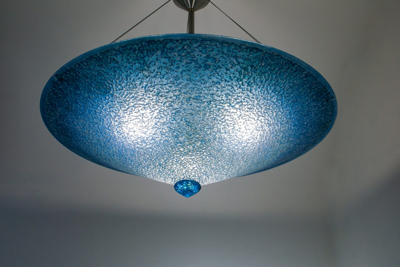 Deep Aqua Fade Pendant Chandelier