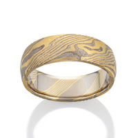 Etched Maple Mokume Gane Ring