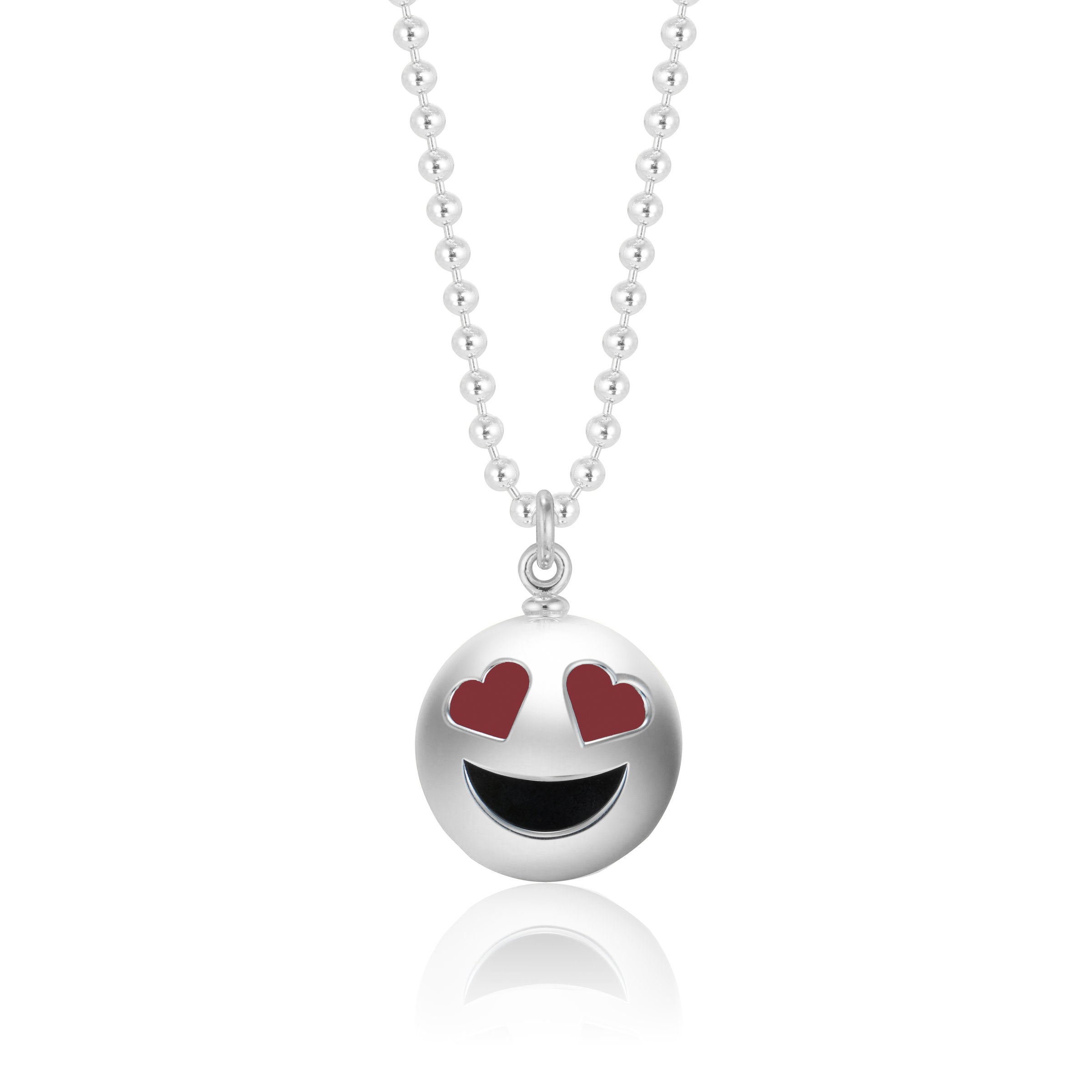 with sterling silver bead chain
