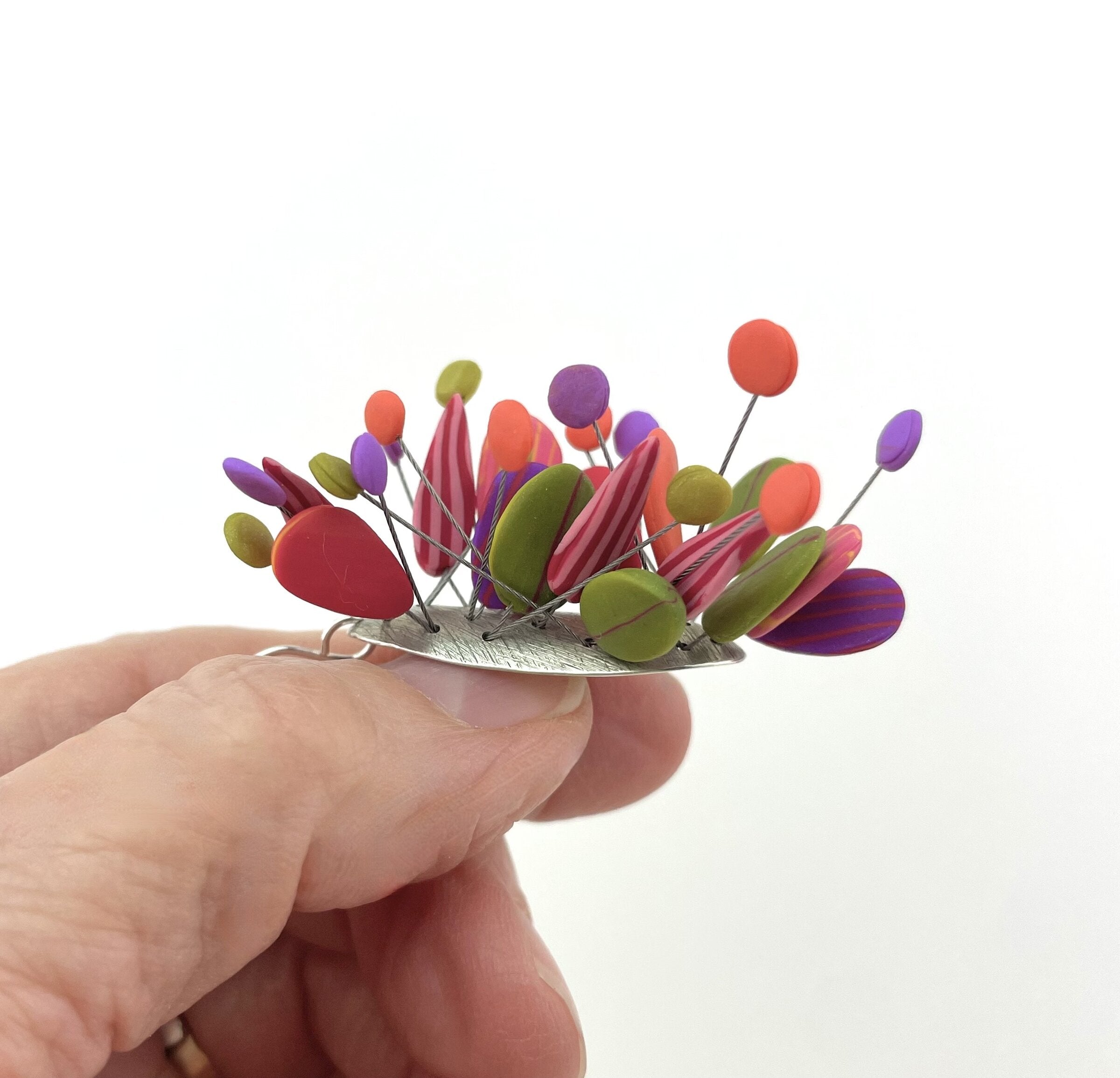 Orange & Green Petals