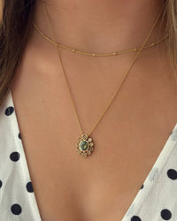 Montana Sapphire & Brown Diamonds Pendant