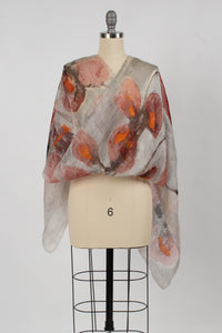 dove gray & poppy red