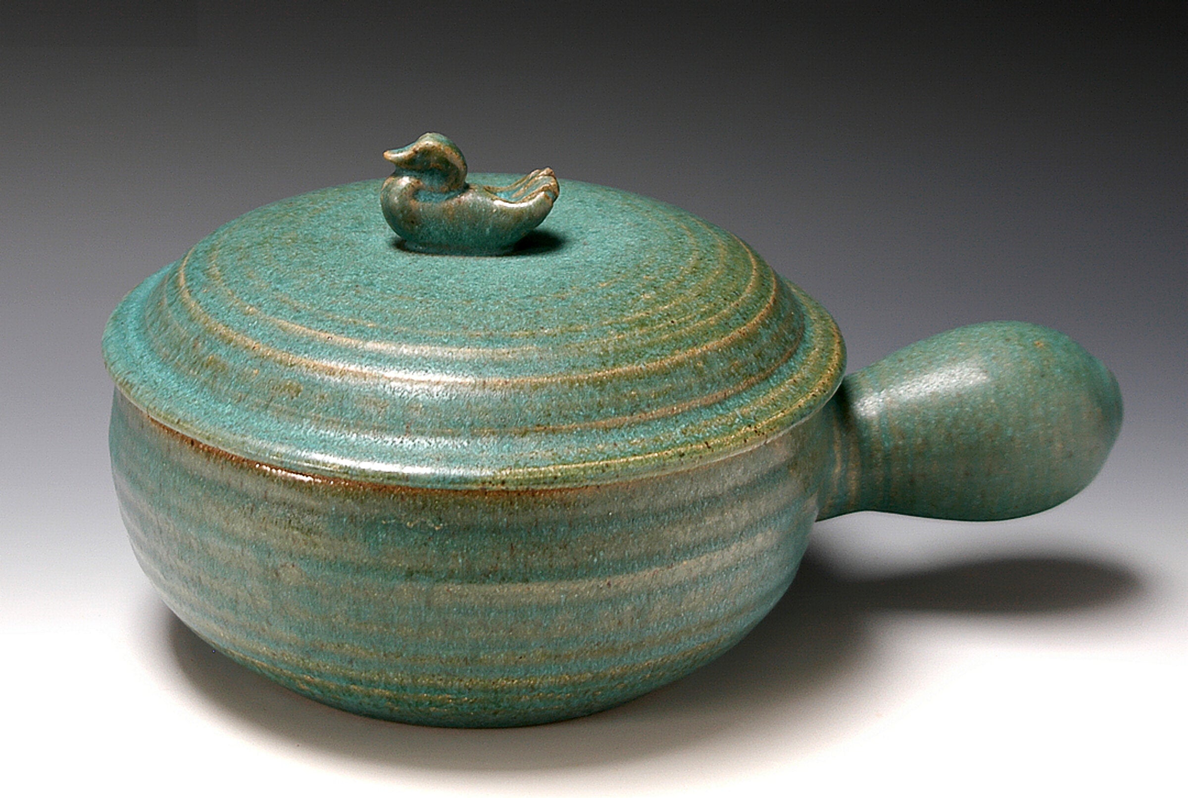 Stoneware Casserole with Bird Lid III