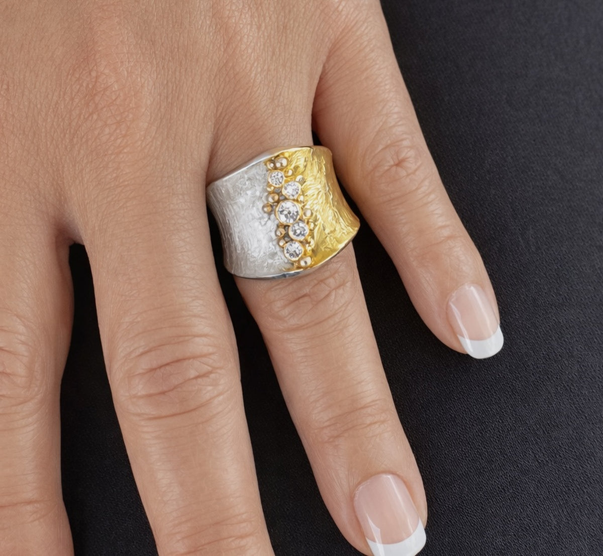 Moonlight Riverbed Ring