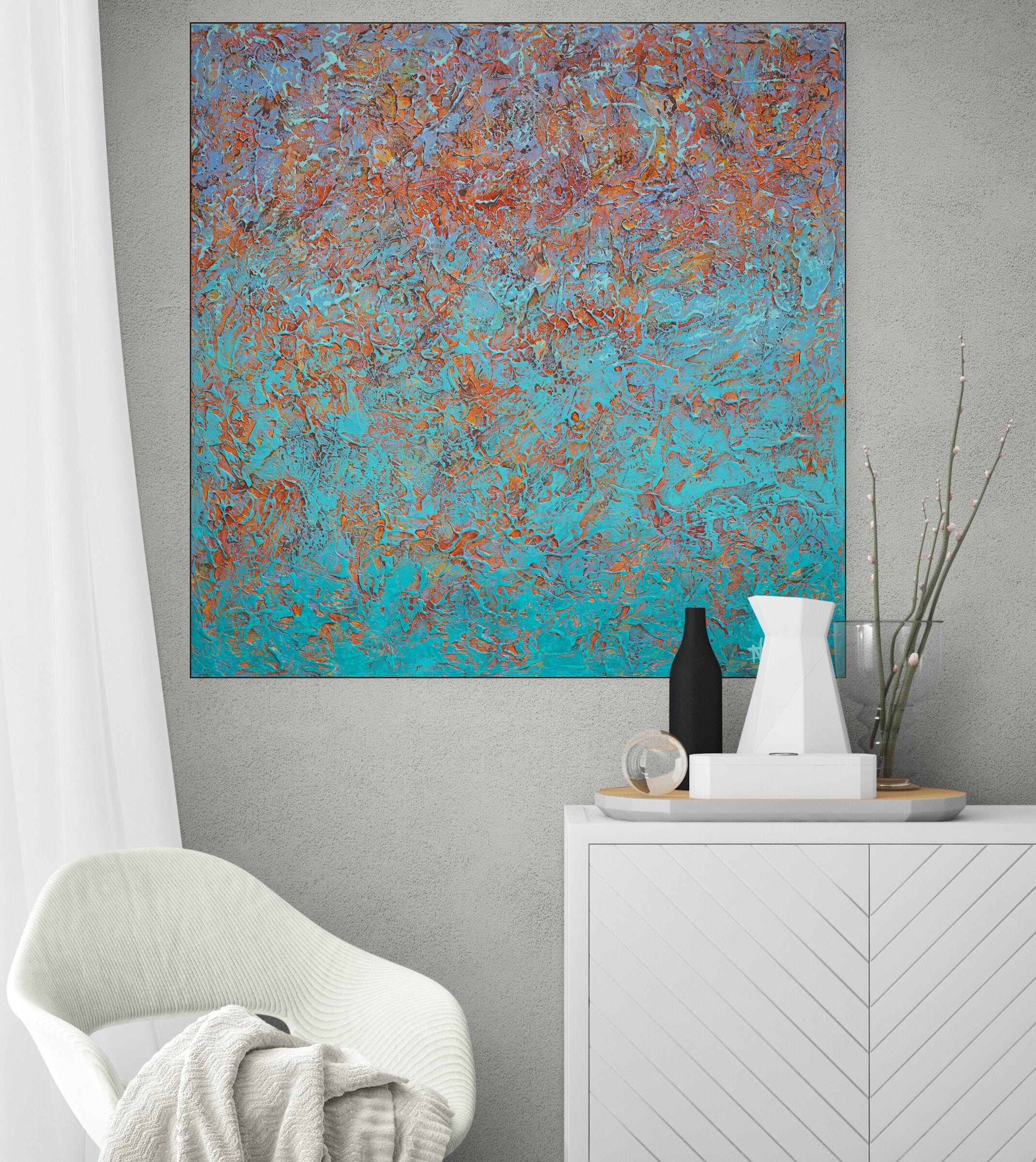 Lava Sea in a room