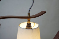 Bent Table Lamp in Walnut