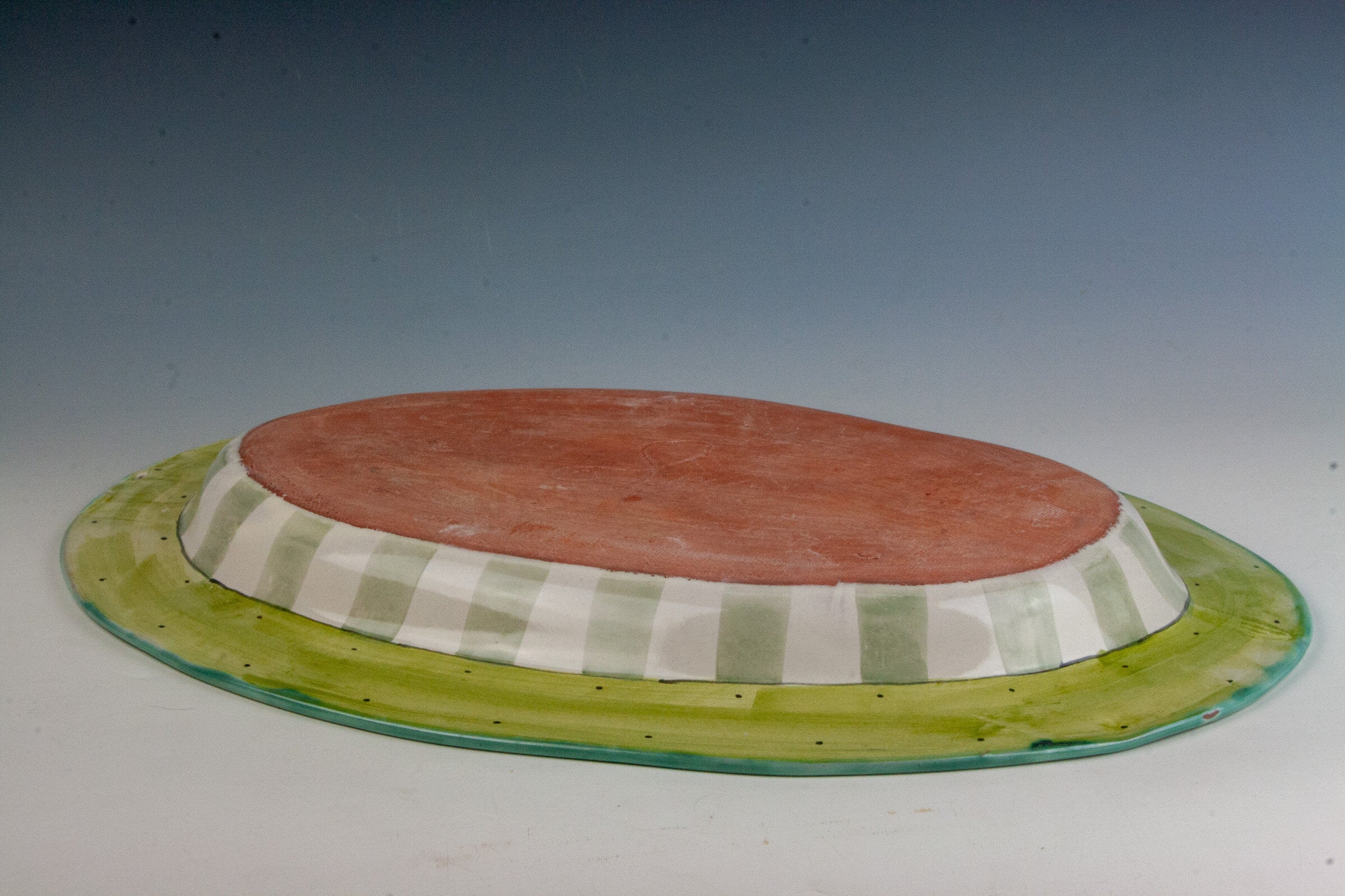 Oval Platter, Poppy Garden