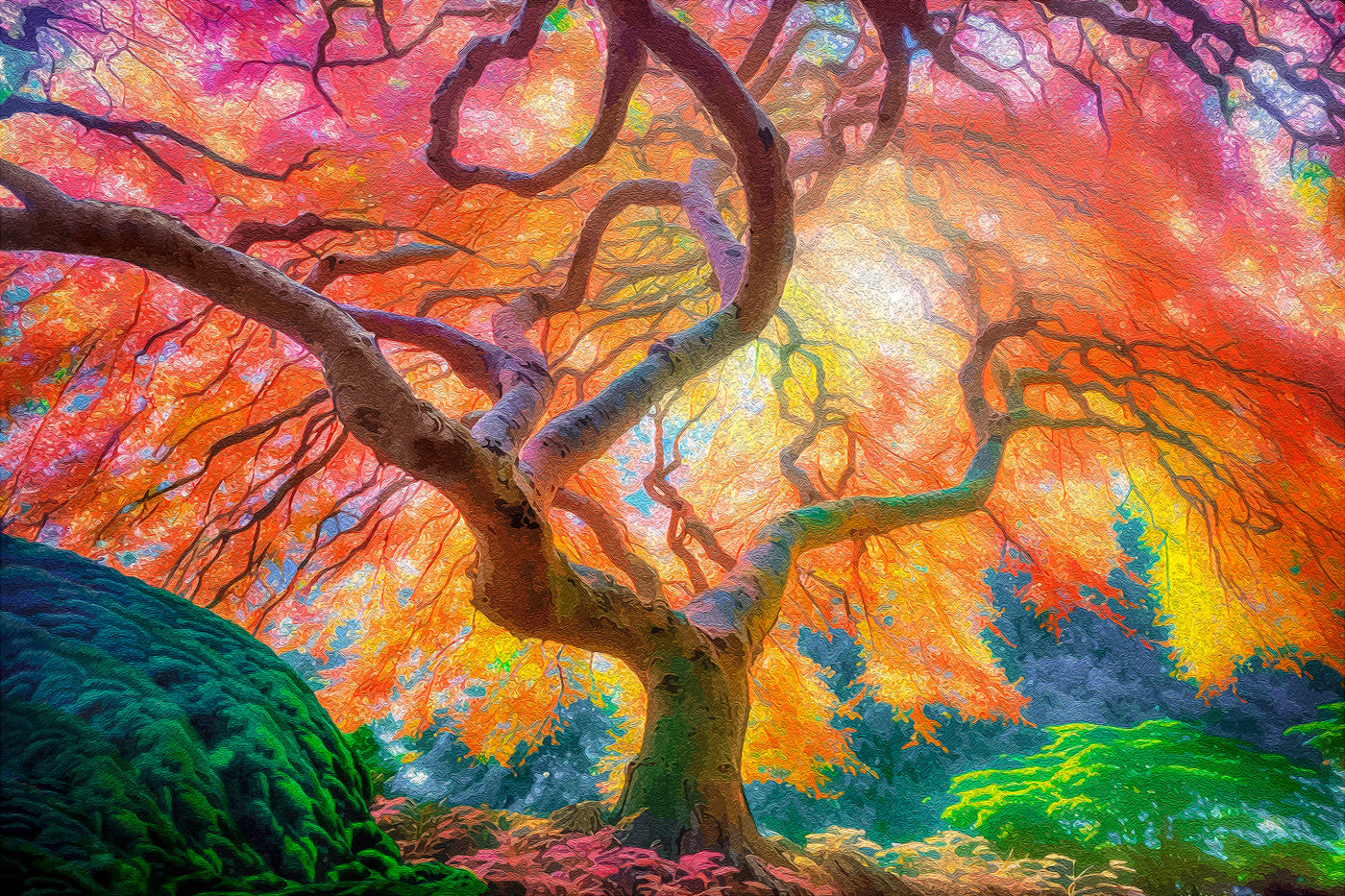 Technicolor Tree