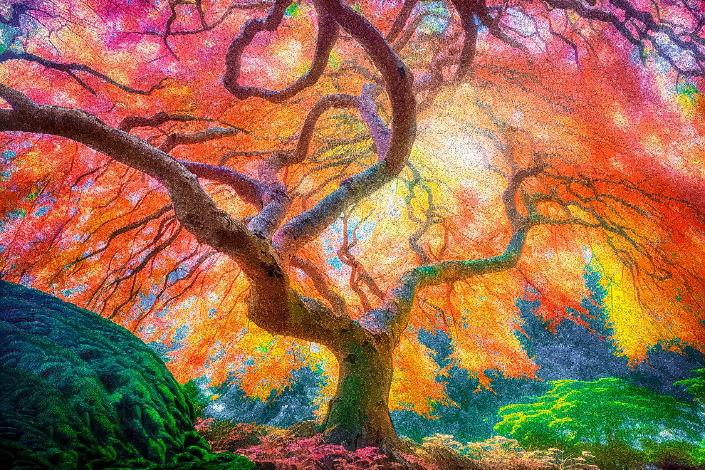 Technicolor Tree