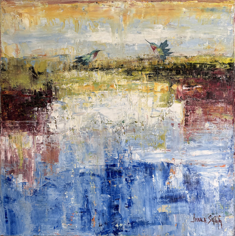 Hummingbirds in the Morning · Artful Home Hummingbirds in the Morning · Artful Home