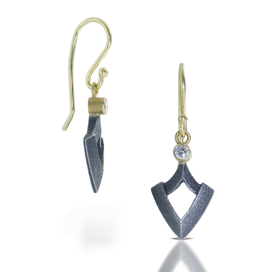 Small Warrior Drop Earrings