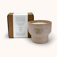 Cement Candle in Dune, No. 3