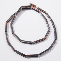 Weathered Bar Stitched Necklace