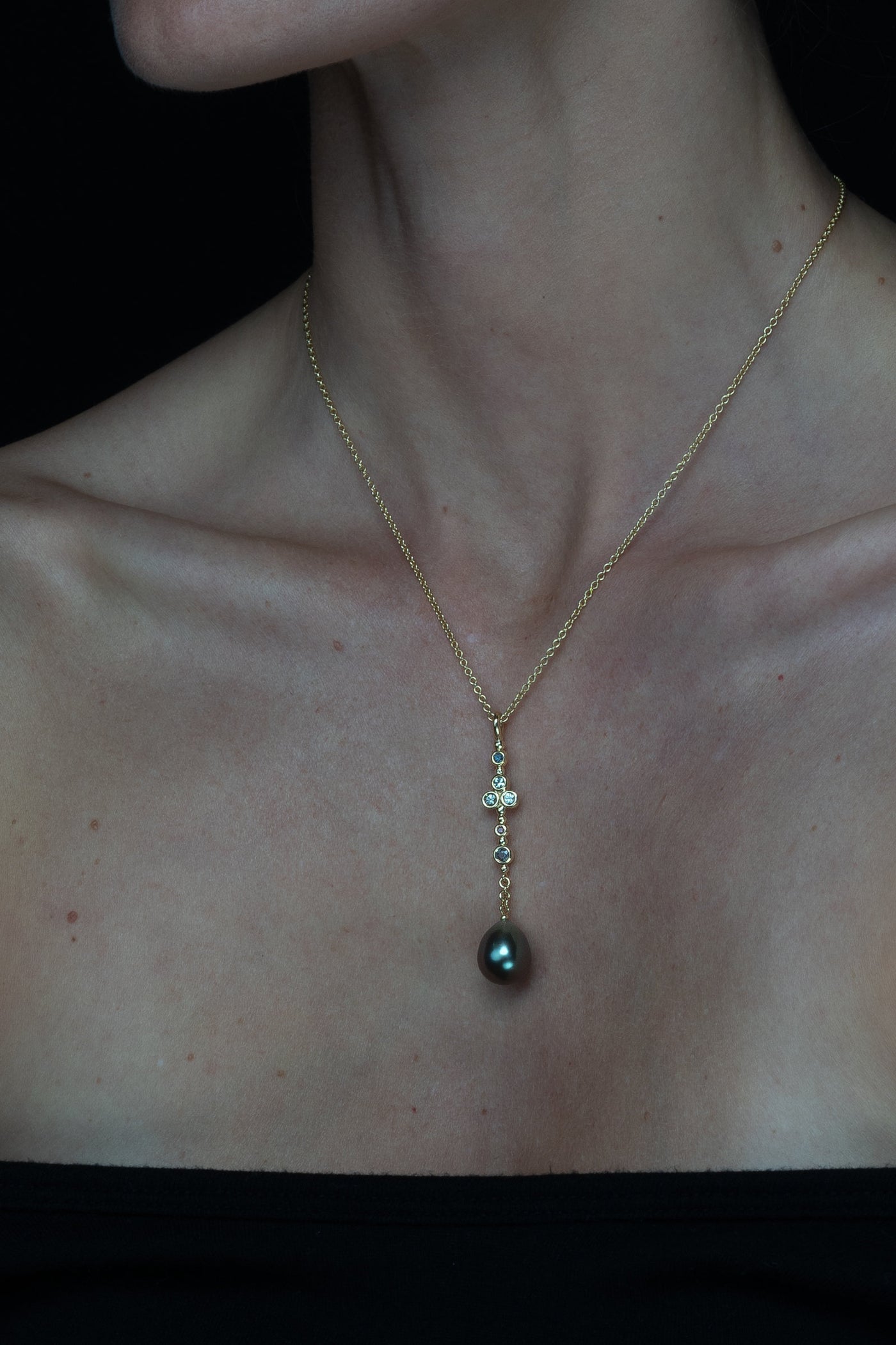 Scepter Pearl Drop Pendant