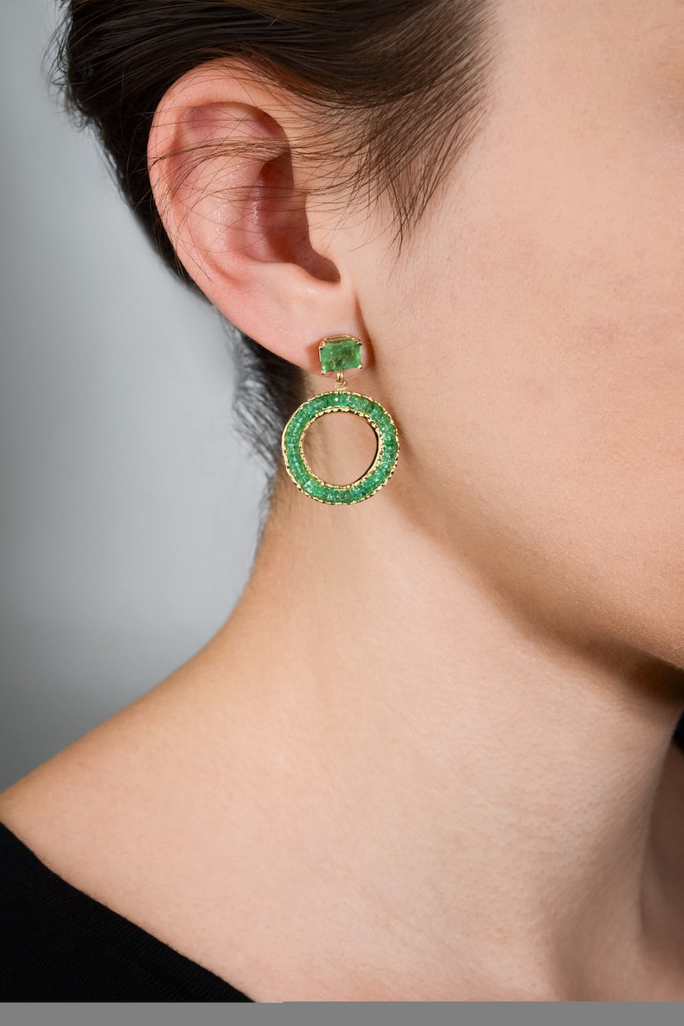 Emerald Treasure Earrings