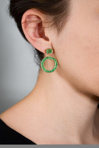 Emerald Treasure Earrings