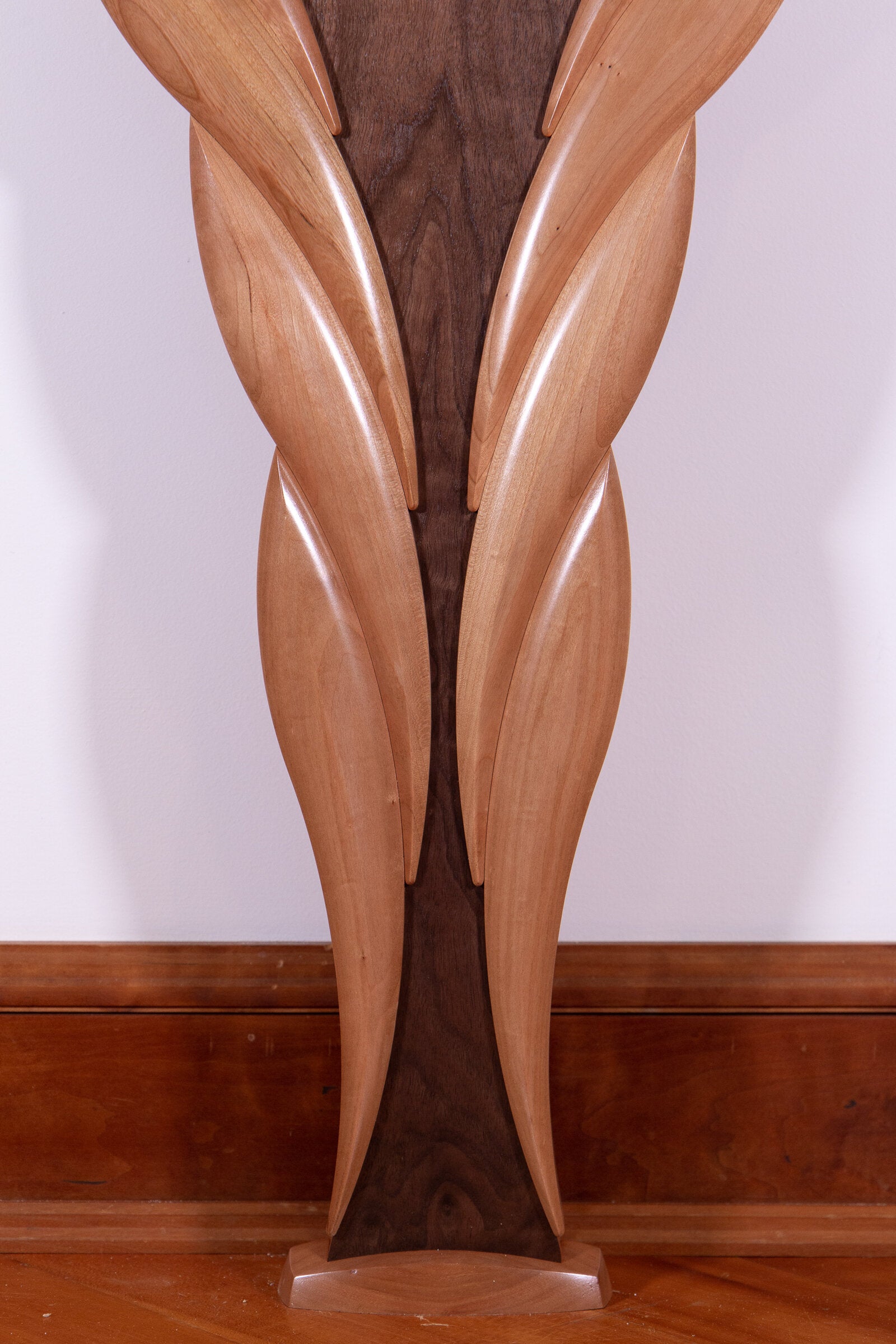 Walnut and Bubinga Wings Hall Table