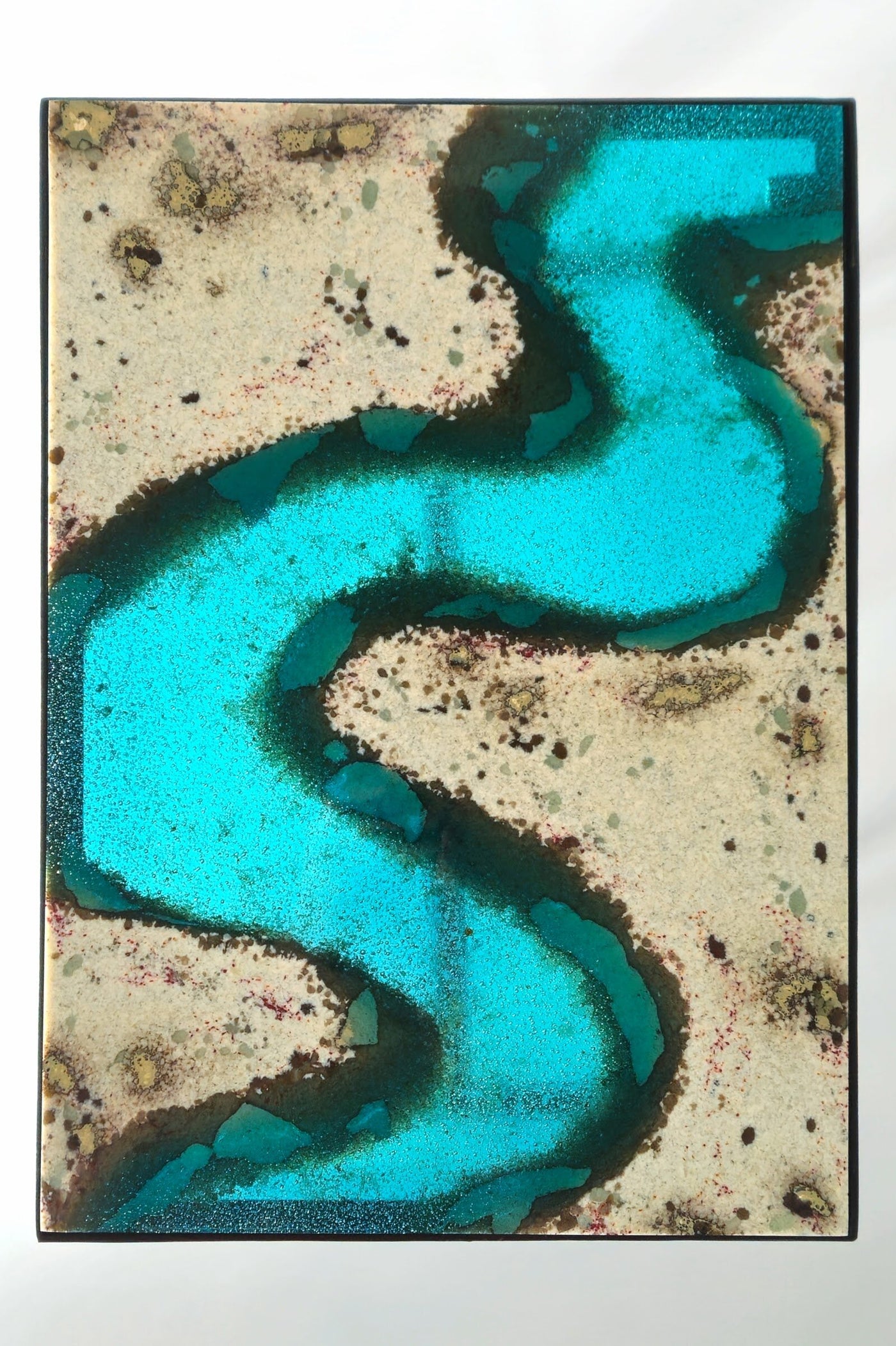 Meander Art Glass Table