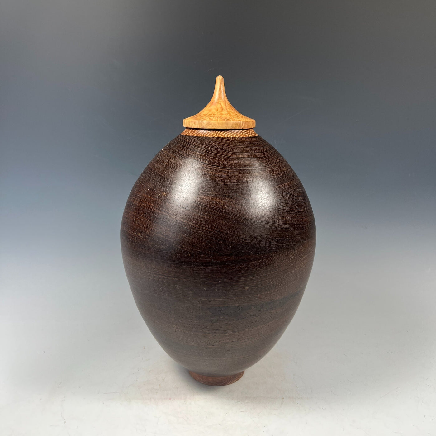 Wenge Hollow Form Vessel I