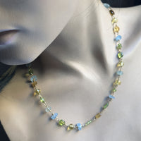 Gold Gem Necklace