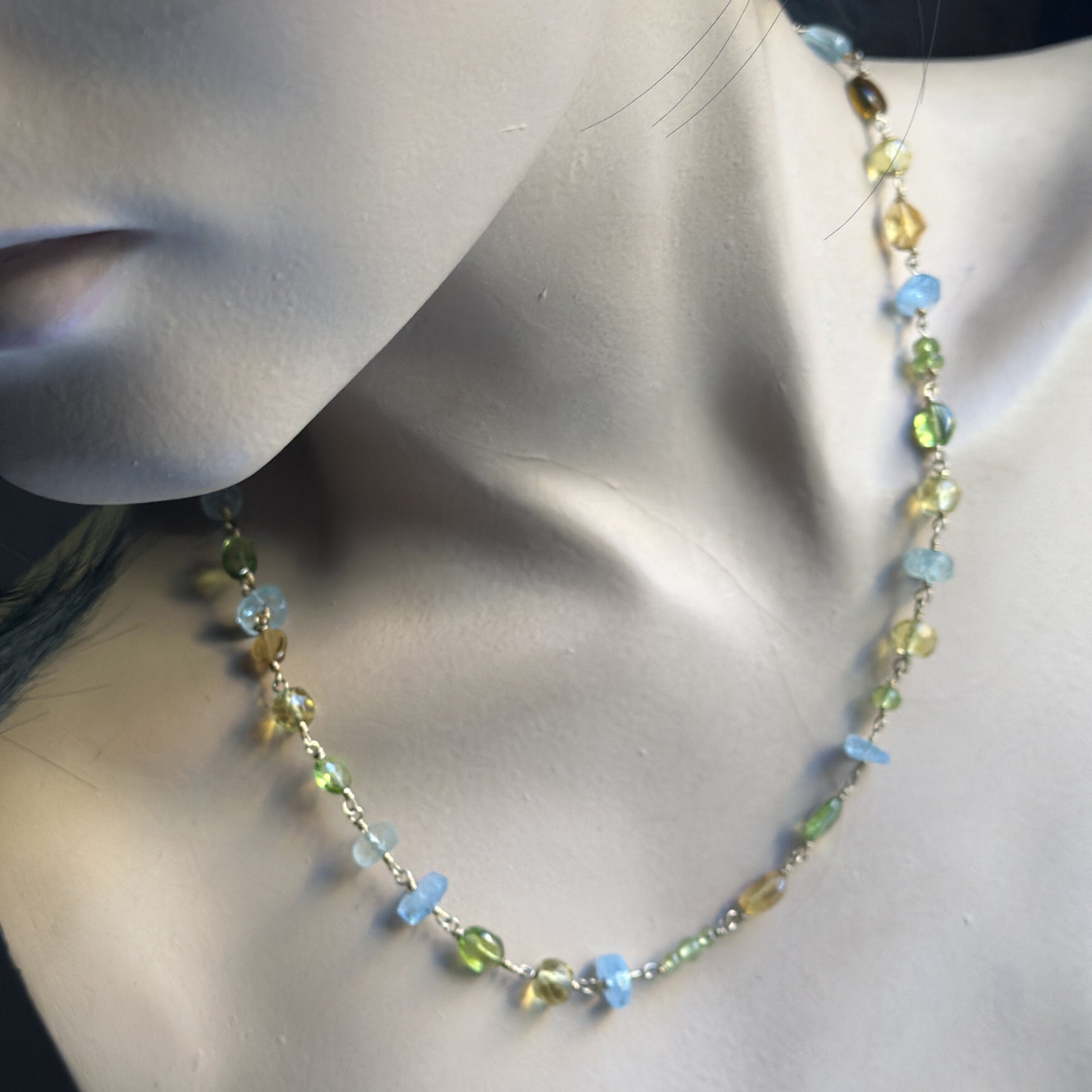 Gold Gem Necklace