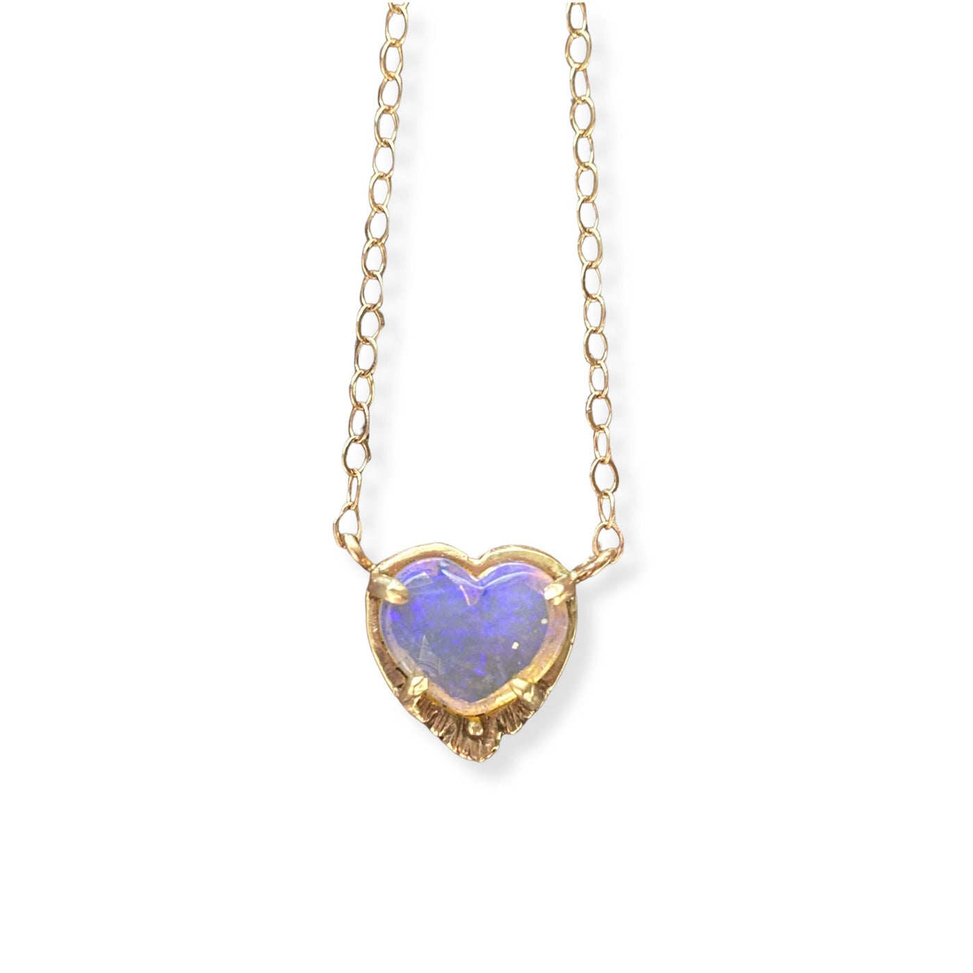 Radiant Heart Opal Necklace