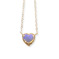 Radiant Heart Opal Necklace