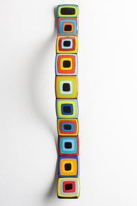 Carnival Story Pole Wall Wave With Black Centers