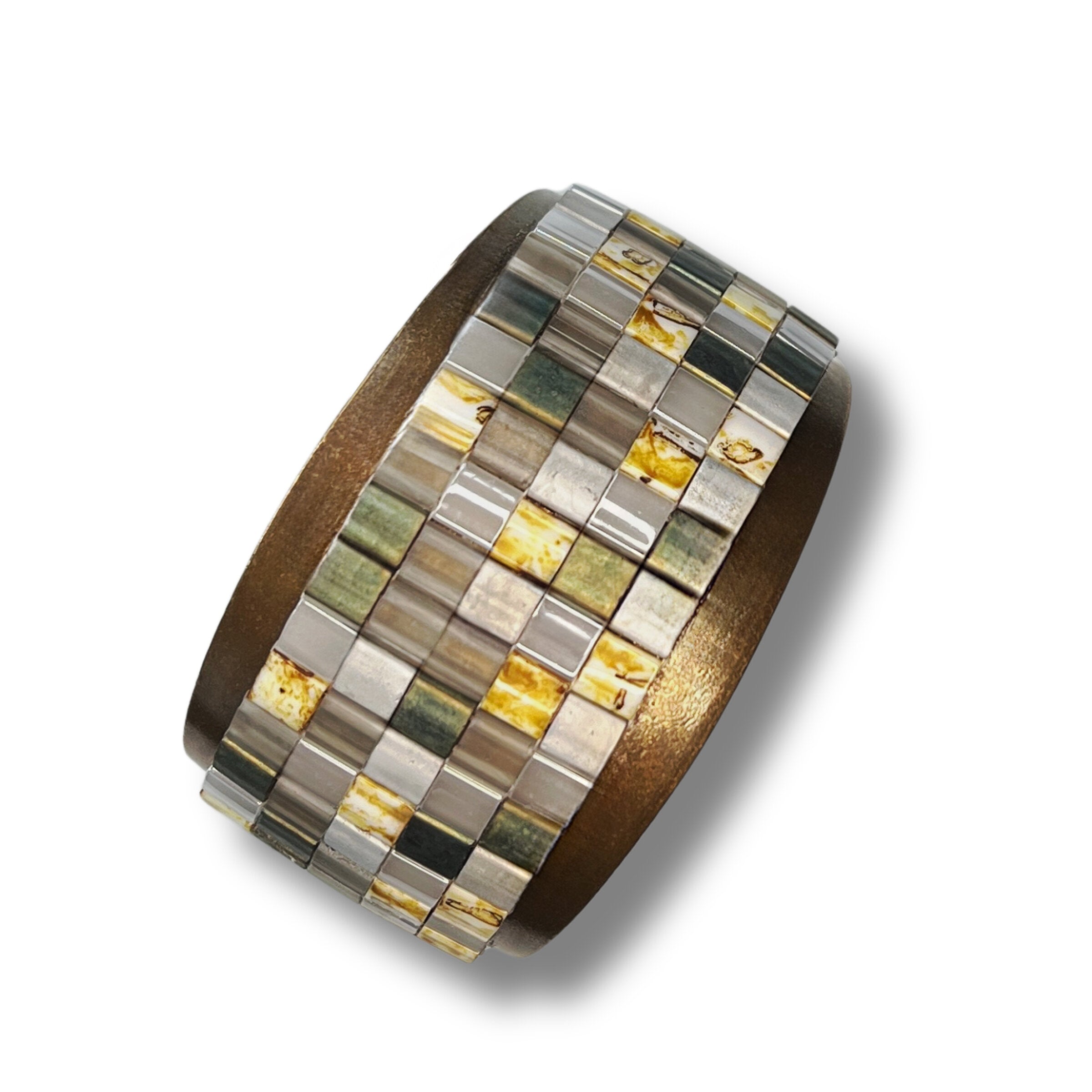 Sunlit Tiles Mosaic Cuff