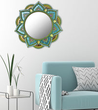 Starlight Mandala, Lime Aqua