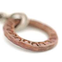 Stamped Copper Circle Pendant