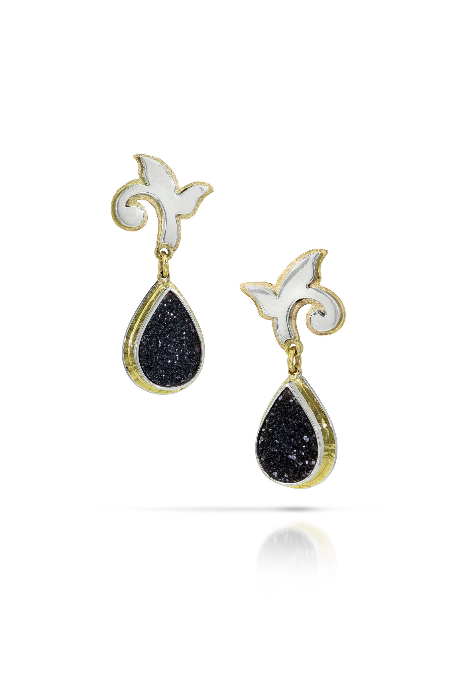 Flourish & Druzy Earrings