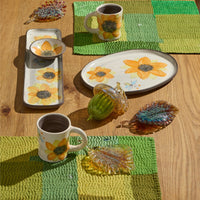 Mosaic Fray Kantha Placemats