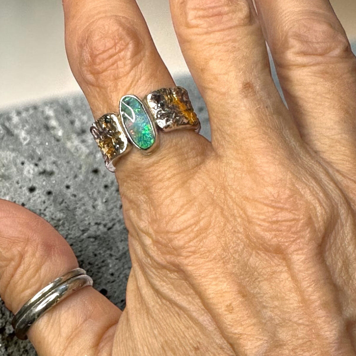 Mermaid Secret Treasure Statement Ring