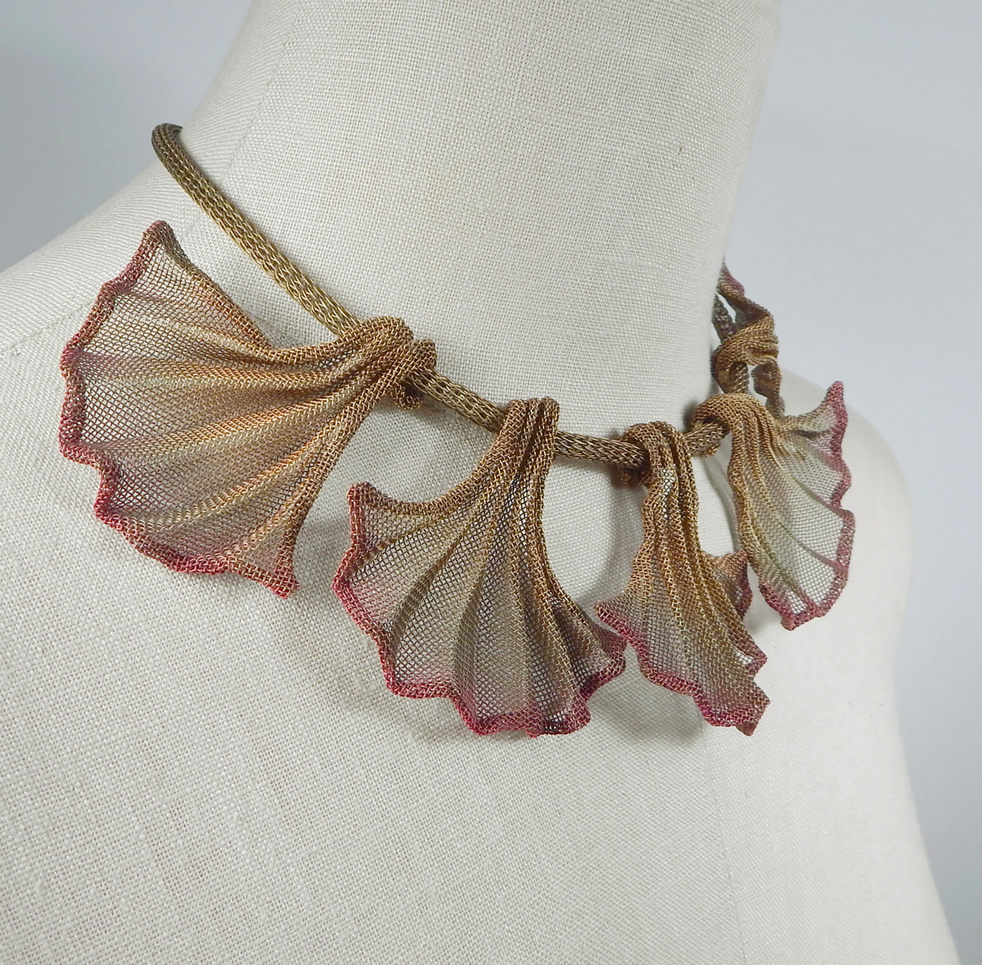 Antique Brass, Apple Green Wash & Raspberry Edges