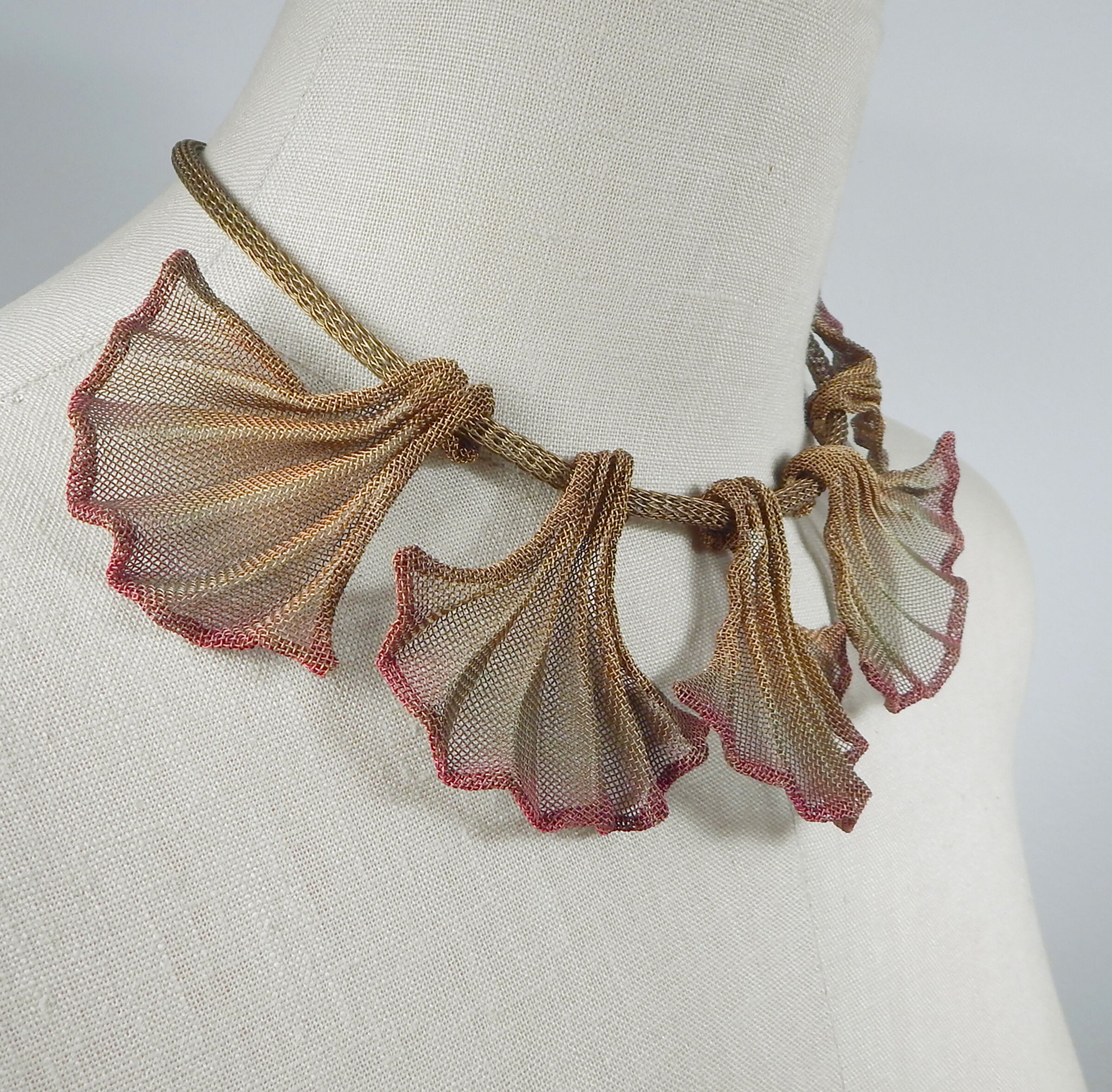 Antique Brass, Apple Green Wash & Raspberry Edges