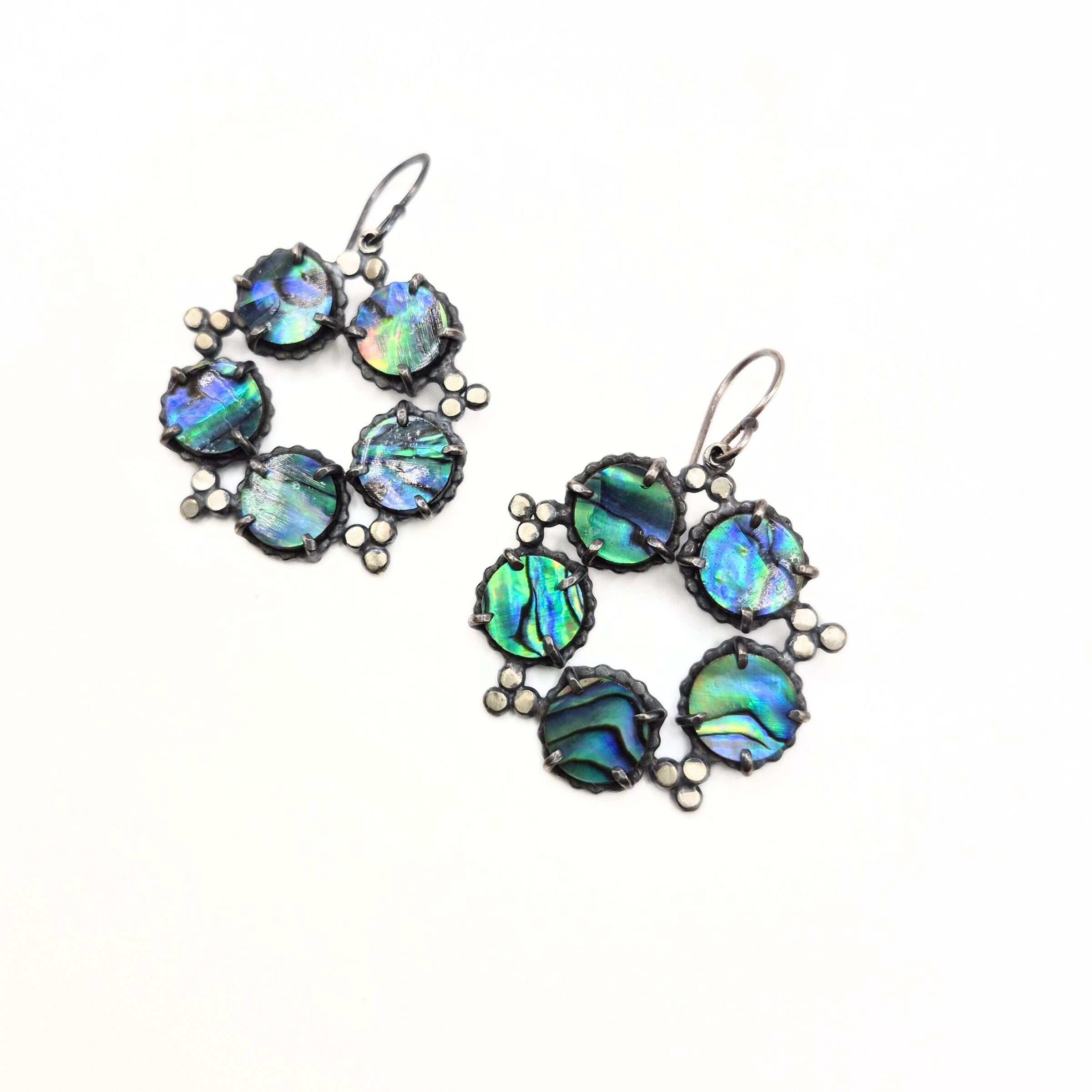 Abalone Constellation Earrings