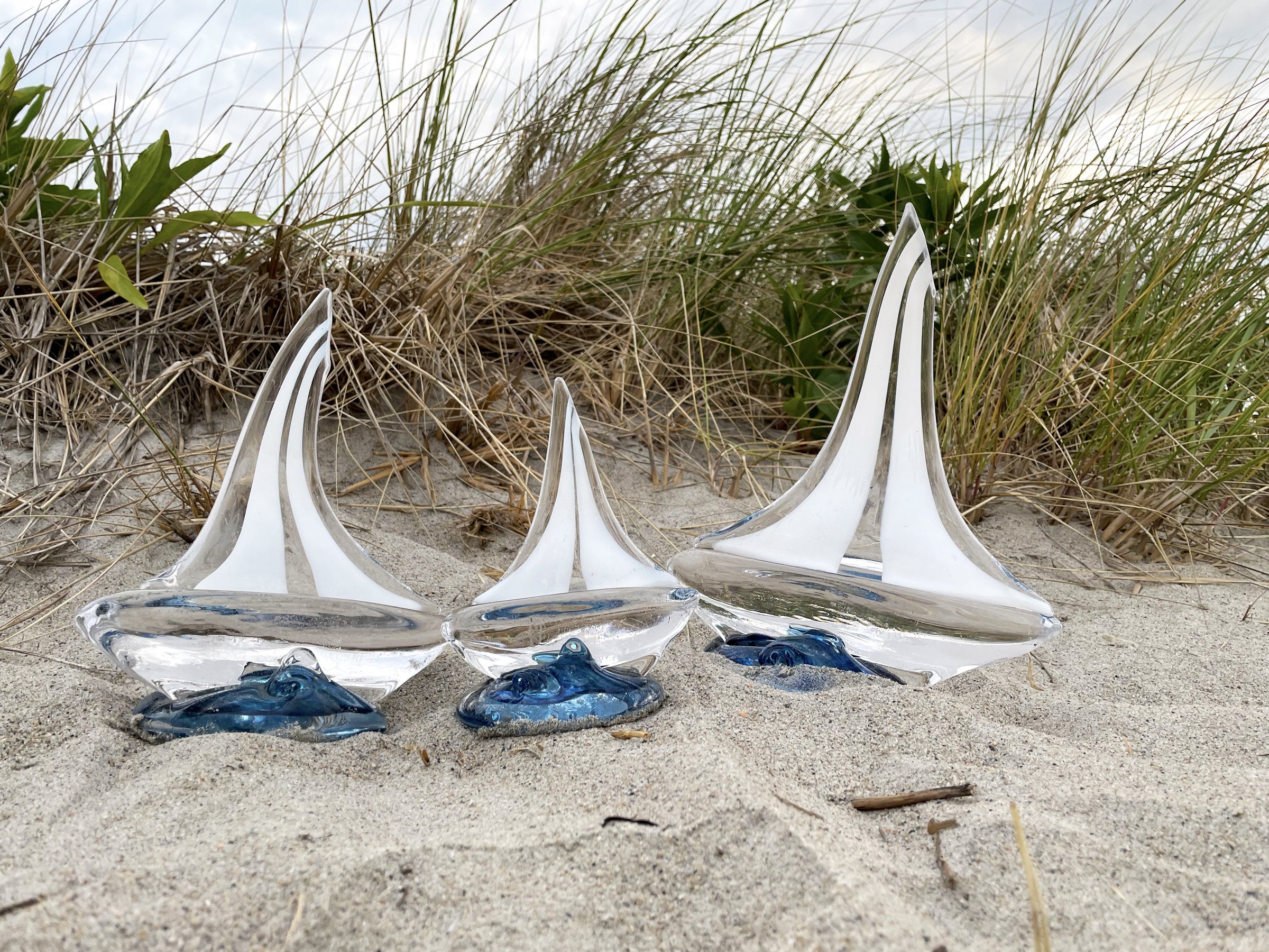 Glass Sailboat