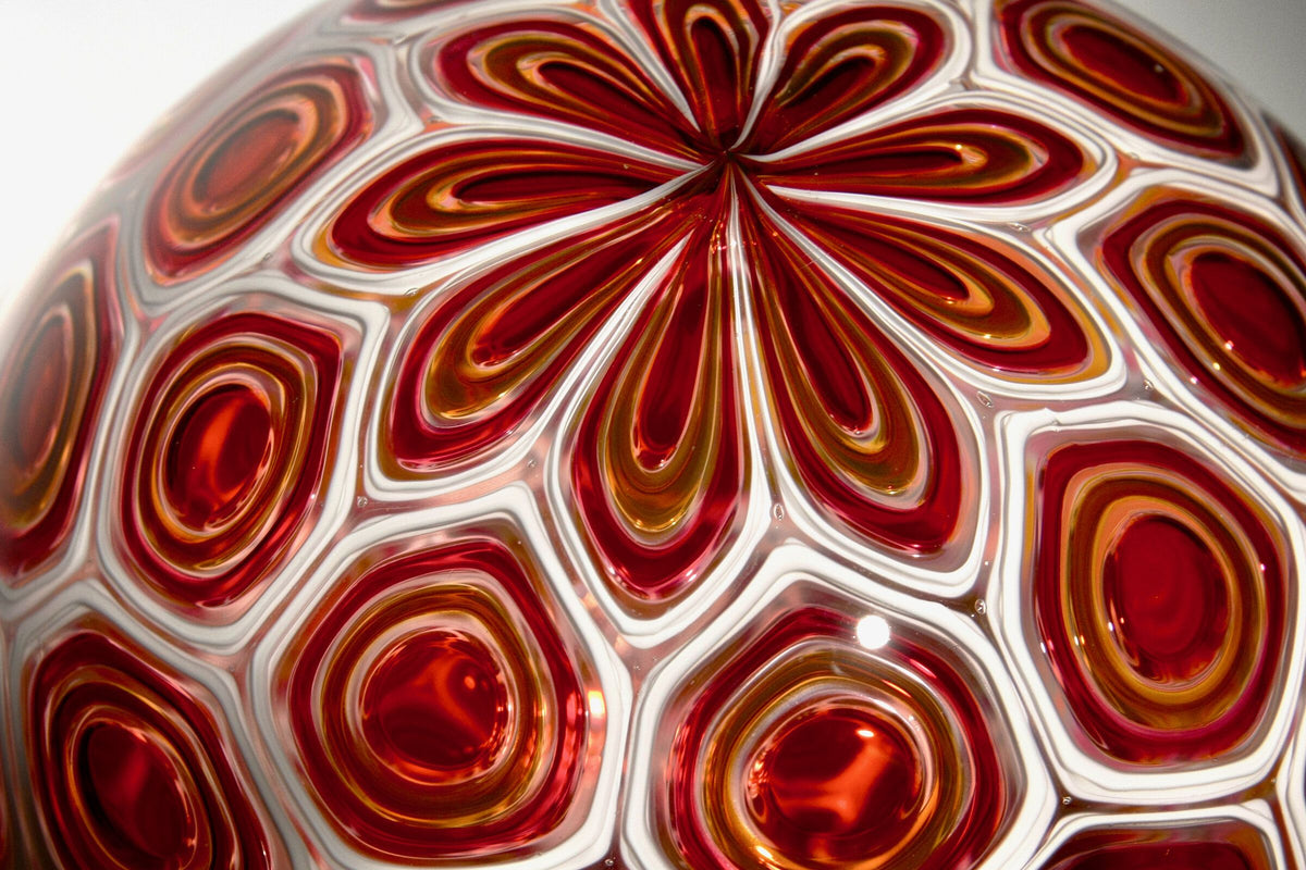 Cherry Amber Ruby Sphere