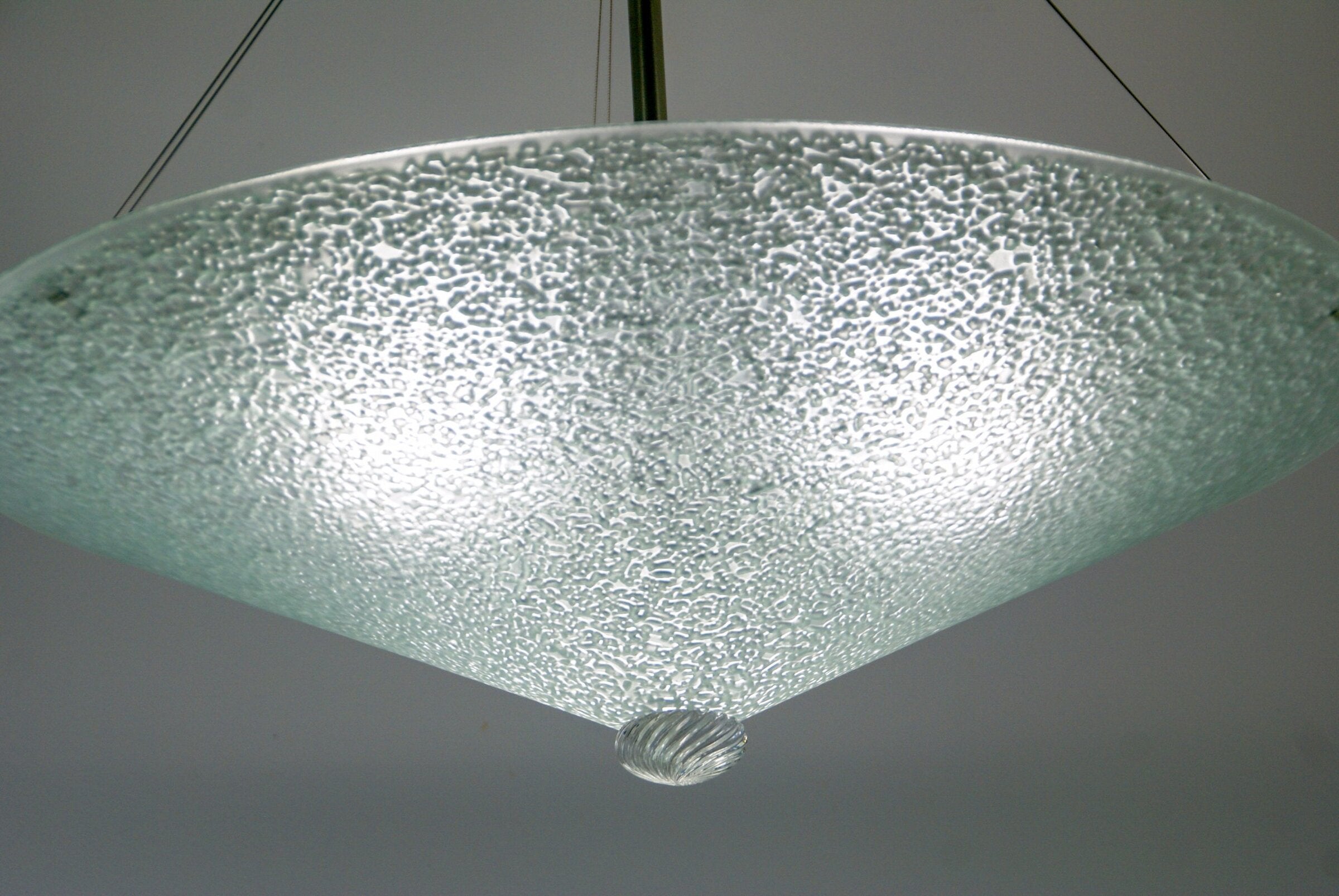 Clear Satin Field Pendant Chandelier