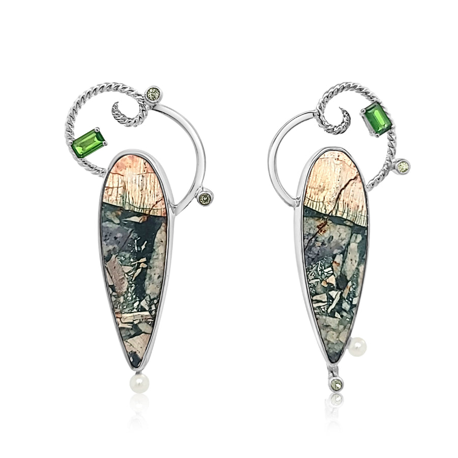 Brecciated Jasper Earrings